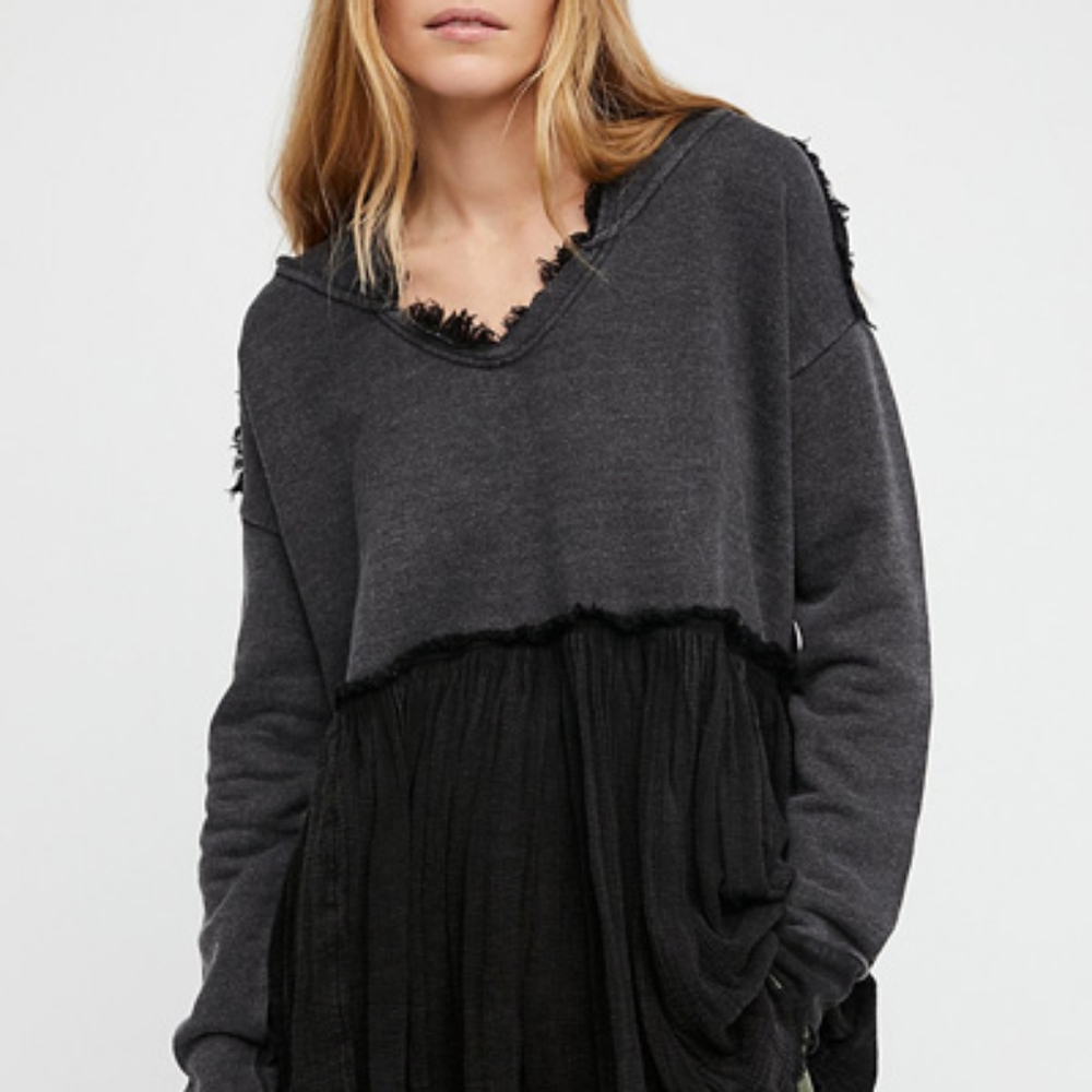 Free people sweet dreams sweatshirt women's size small - Picture 2 of 2